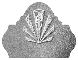 DARAY L 602 SL SH SL Silver Sunburst Shimmer Silver Background